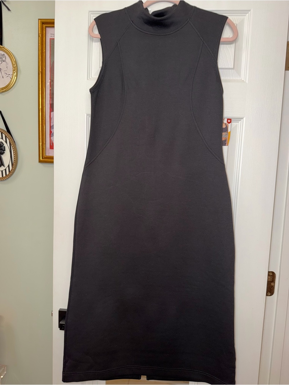 Avia Black Sleeveless Turtleneck Dress NWT
